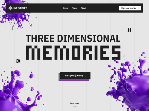 Memories project preview